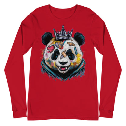 Purpose-Driven Apparel: Inspirational Long Sleeve Tee with Resilient Panda Design | Mission 11