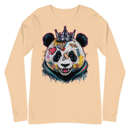 Purpose-Driven Apparel: Inspirational Long Sleeve Tee with Resilient Panda Design | Mission 11