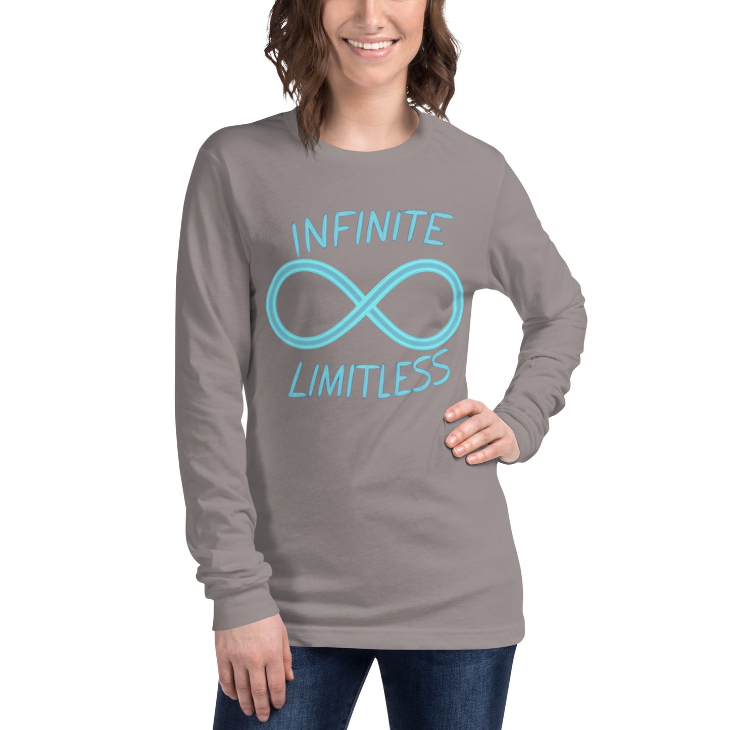 Unisex Long Sleeve Shirt - Infinite Limitless Design - Mission 11