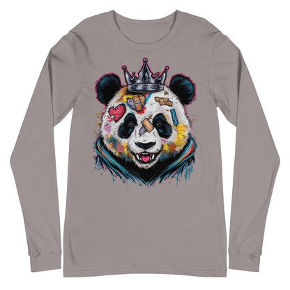 Purpose-Driven Apparel: Inspirational Long Sleeve Tee with Resilient Panda Design | Mission 11