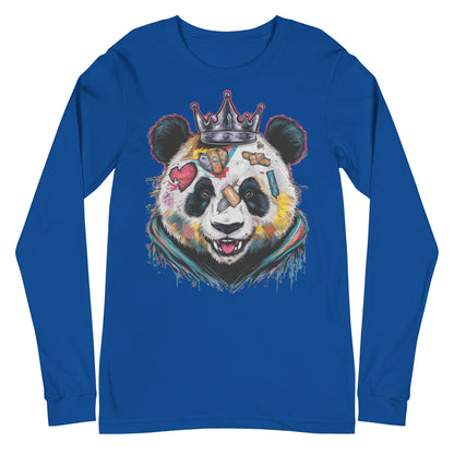 Purpose-Driven Apparel: Inspirational Long Sleeve Tee with Resilient Panda Design | Mission 11