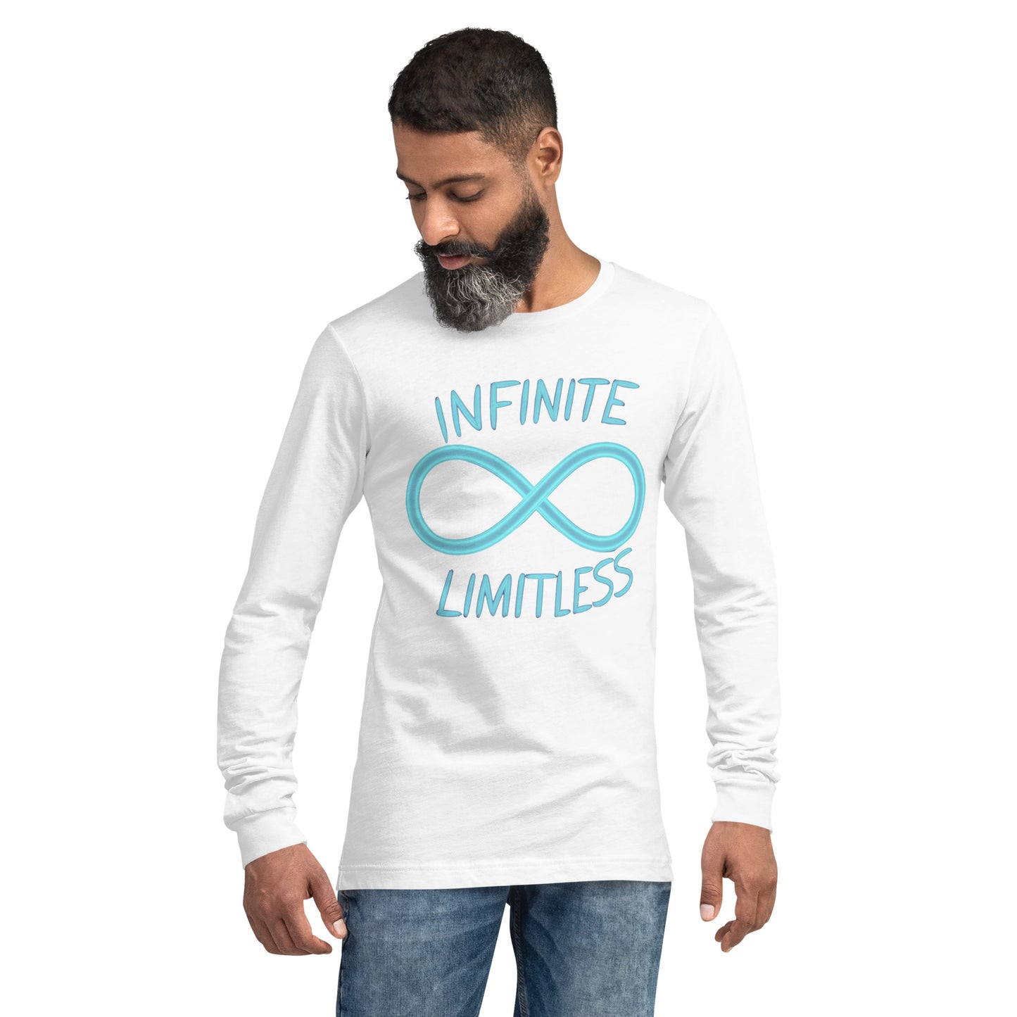 Unisex Long Sleeve Shirt - Infinite Limitless Design - Mission 11