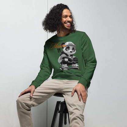 Unisex Organic Sweatshirt - Purpose the Panda Street Style - Mission 11