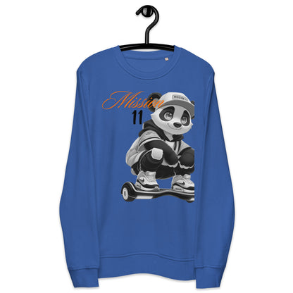 Unisex Organic Sweatshirt - Purpose the Panda Street Style - Mission 11