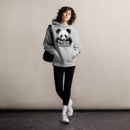 Panda Purpose Unisex Oversized Hoodie – Embrace Comfort and Style