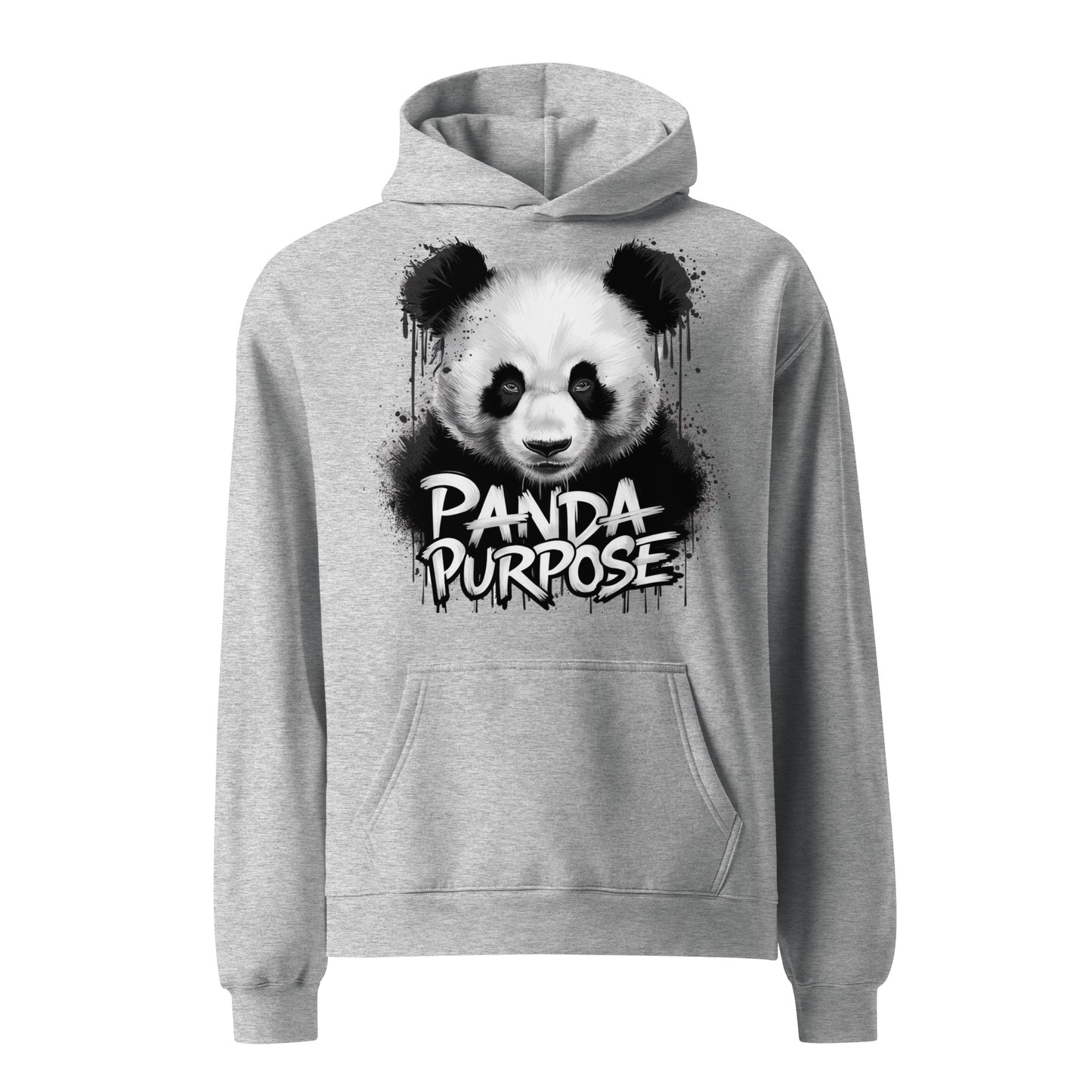 Panda Purpose Unisex Oversized Hoodie – Embrace Comfort and Style