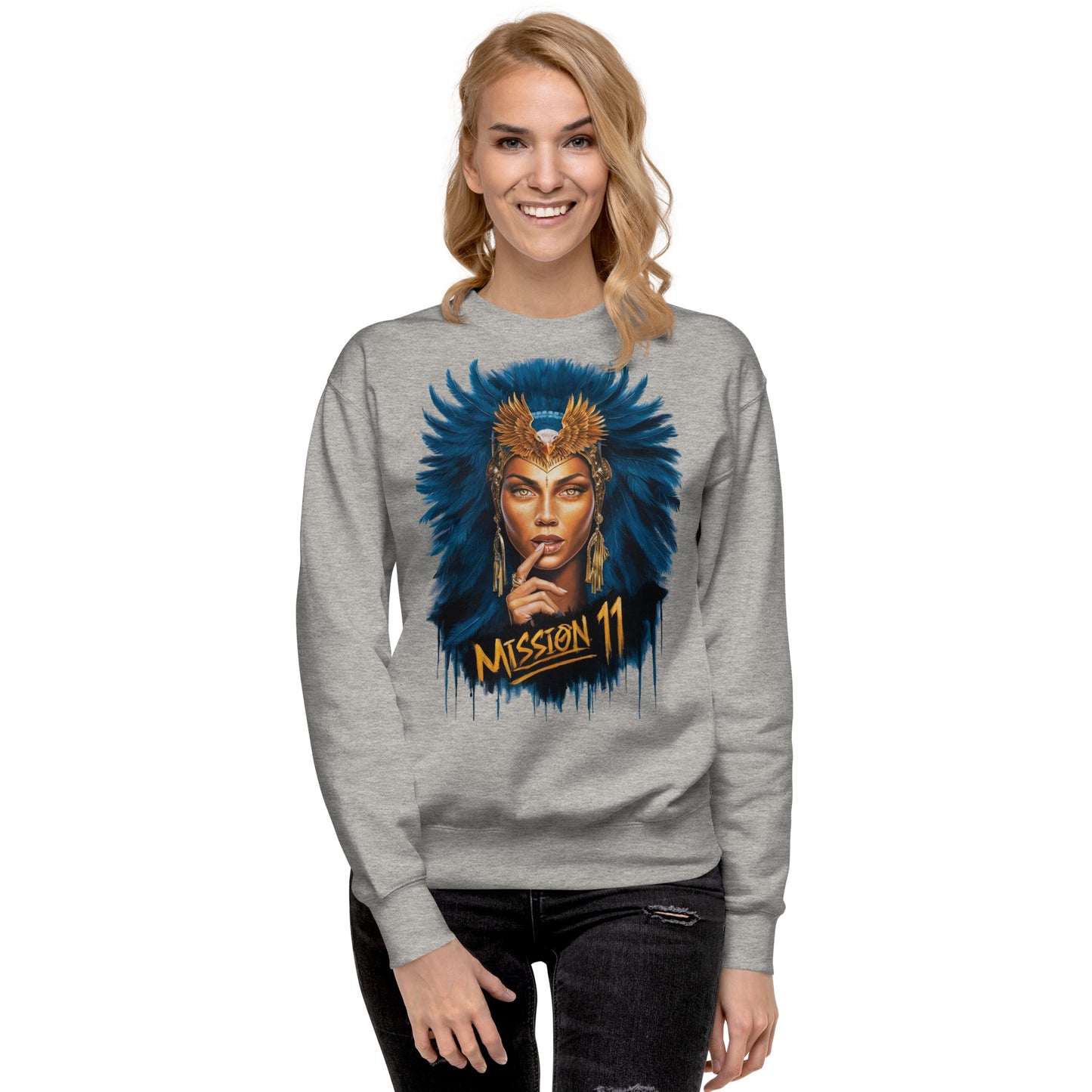 Unisex Sweatshirt - Ma'at Silence Design - Mission 11