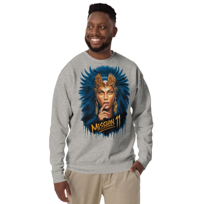 Unisex Sweatshirt - Ma'at Silence Design - Mission 11