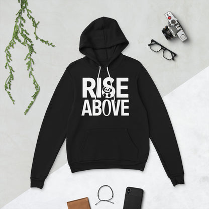 Mission 11 "Rise Above" Unisex Hoodie – Featuring Cartoon Panda