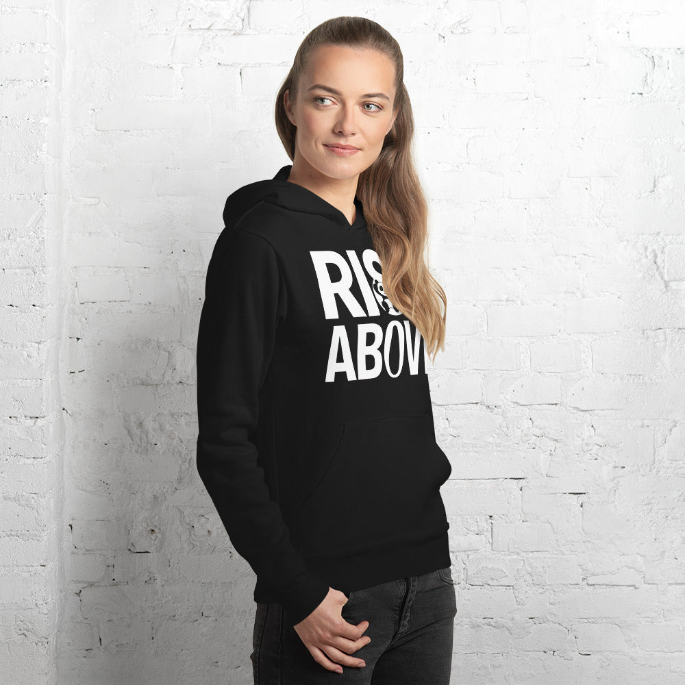 Mission 11 "Rise Above" Unisex Hoodie – Featuring Cartoon Panda