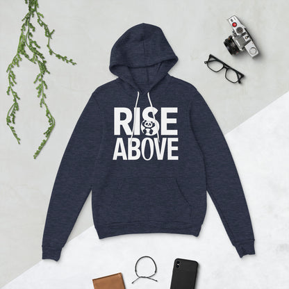 Mission 11 "Rise Above" Unisex Hoodie – Featuring Cartoon Panda