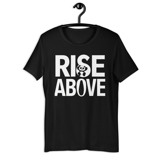 Mission 11 "Rise Above" Unisex T-Shirt – Featuring A Cartoon Panda