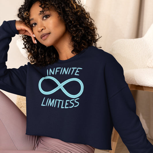 Women's Cropped Sweatshirt - Infinite Limitless - Mission 11