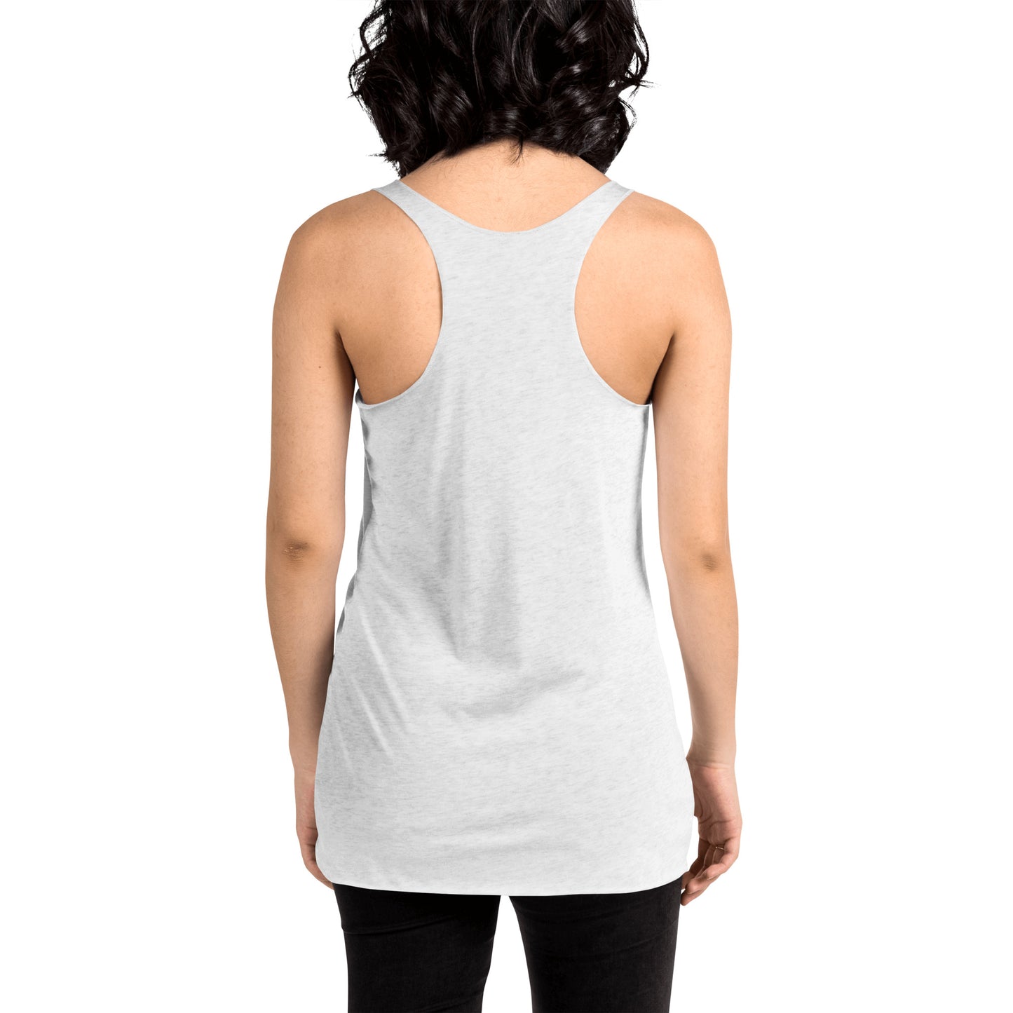 Women's Purpose the Panda Hoverboard Racerback Tank Top - Vibrant Mission 11 Apparel