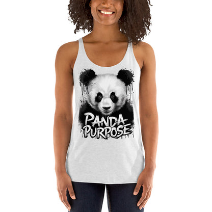 Mission 11 Panda Purpose Racerback Tank