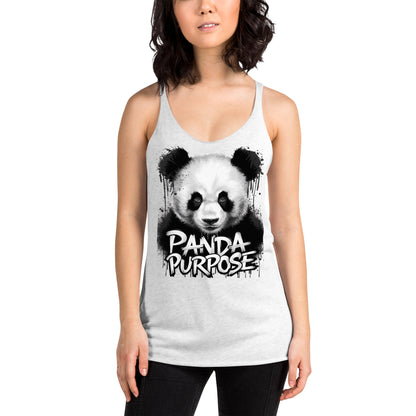 Mission 11 Panda Purpose Racerback Tank