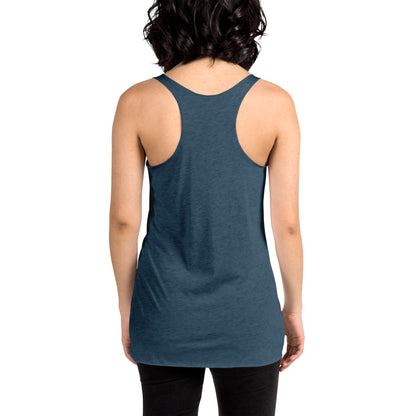 Women's Purpose the Panda Hoverboard Racerback Tank Top - Vibrant Mission 11 Apparel