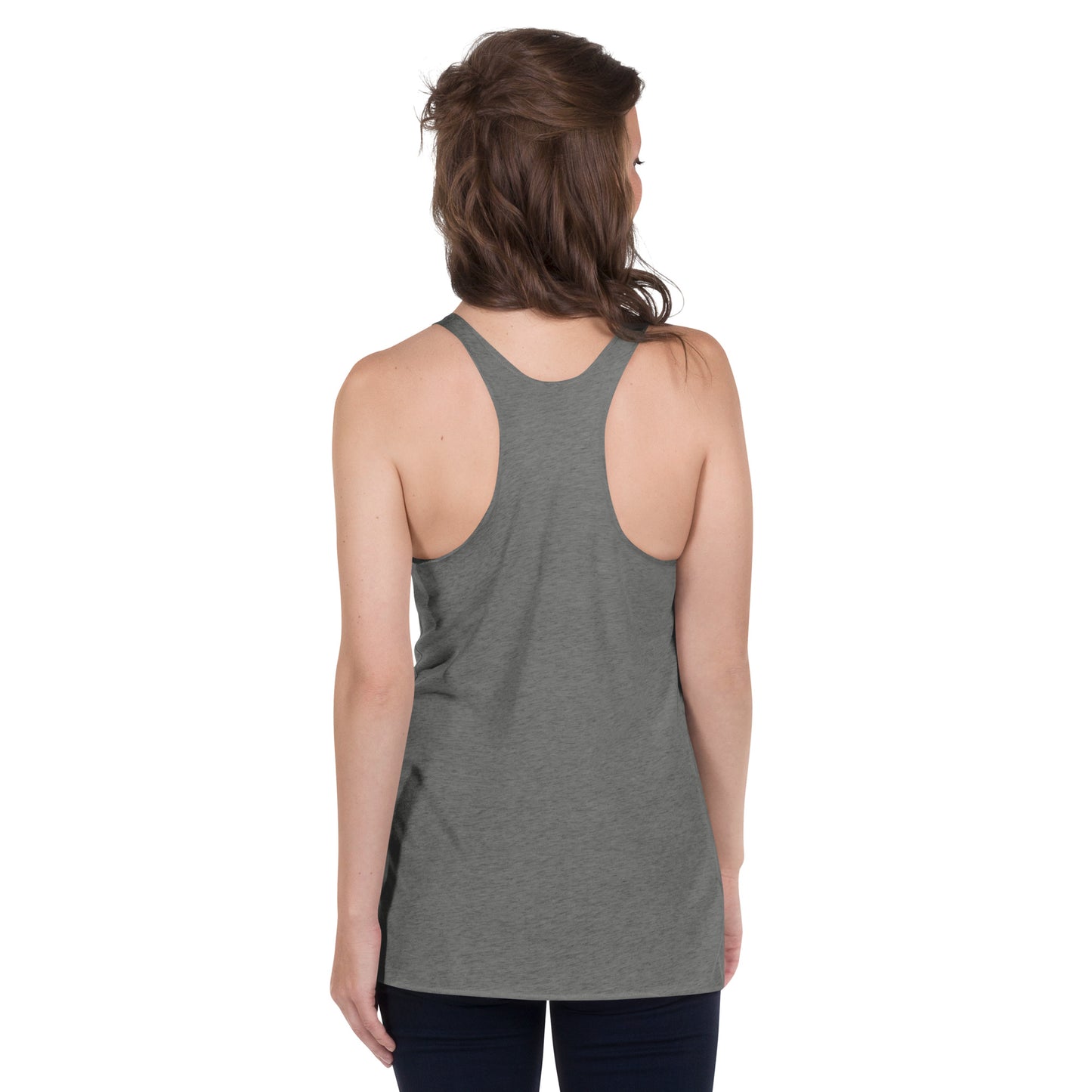 Women's Racerback Tank Top - Purpose the Panda Rocket - Mission 11