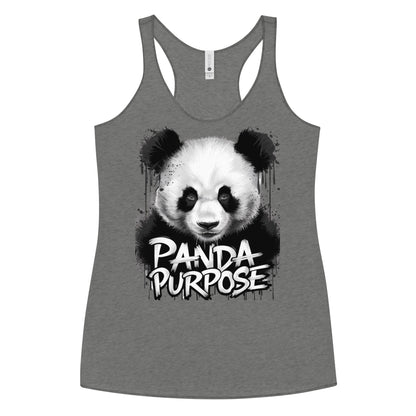 Mission 11 Panda Purpose Racerback Tank