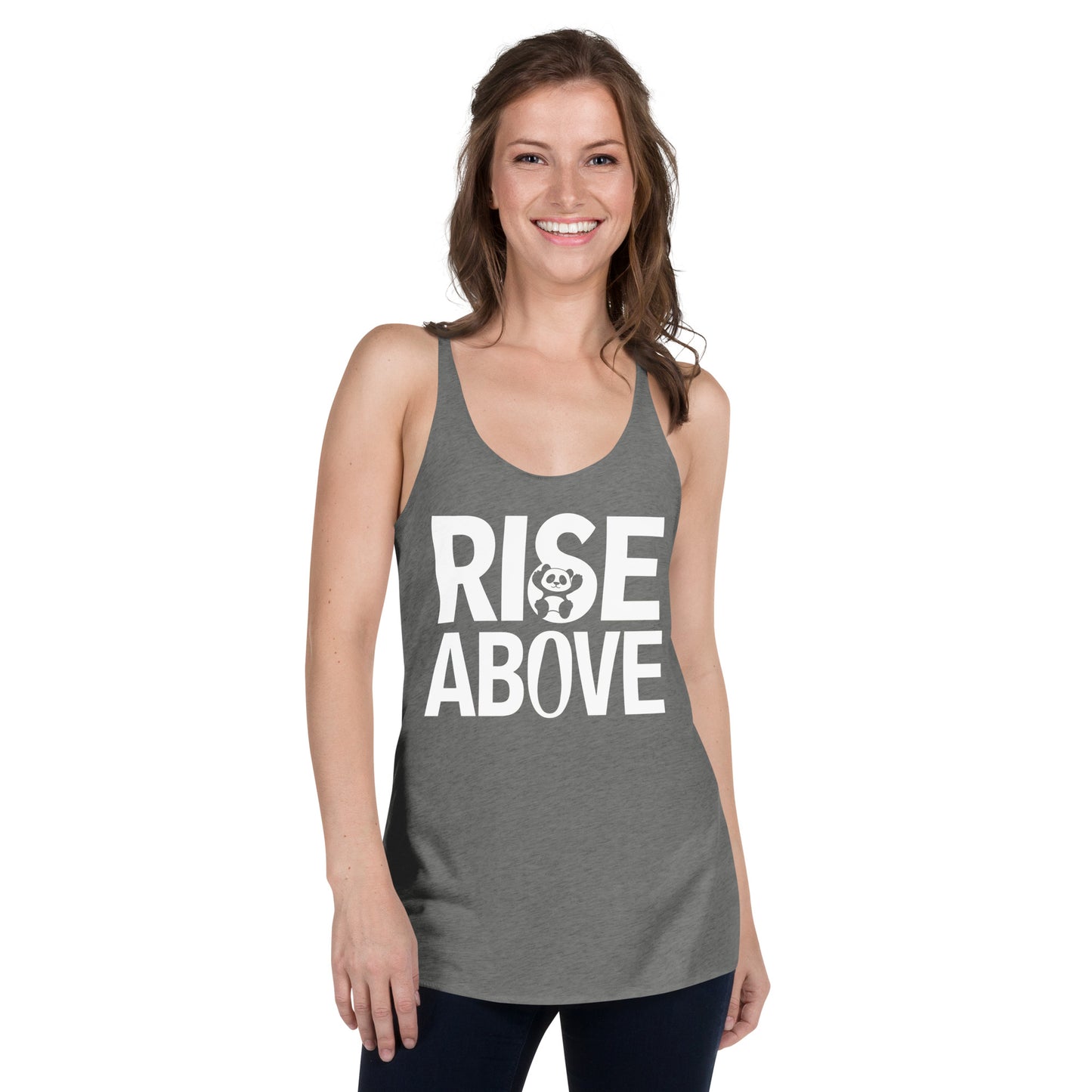 Mission 11 Rise Above Racerback Tank – Soft, Lightweight, Motivational