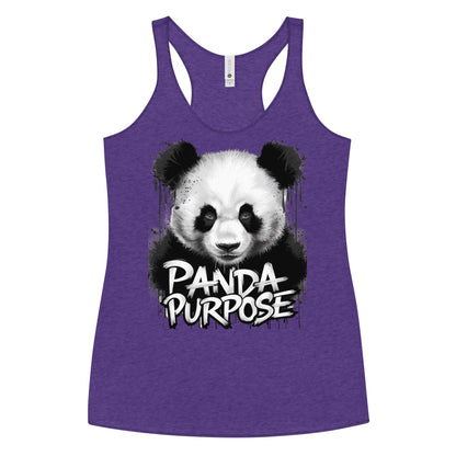 Mission 11 Panda Purpose Racerback Tank