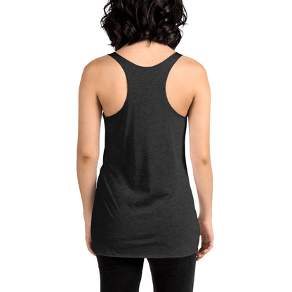 Women's Purpose the Panda Hoverboard Racerback Tank Top - Vibrant Mission 11 Apparel