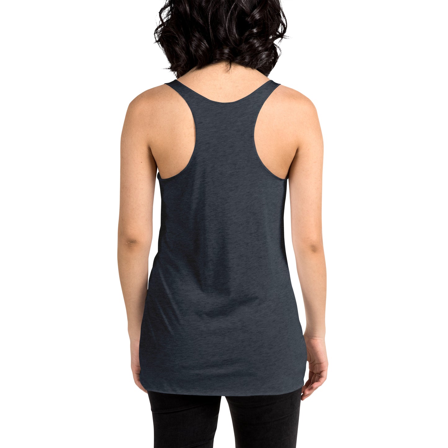 Women's Purpose the Panda Hoverboard Racerback Tank Top - Vibrant Mission 11 Apparel