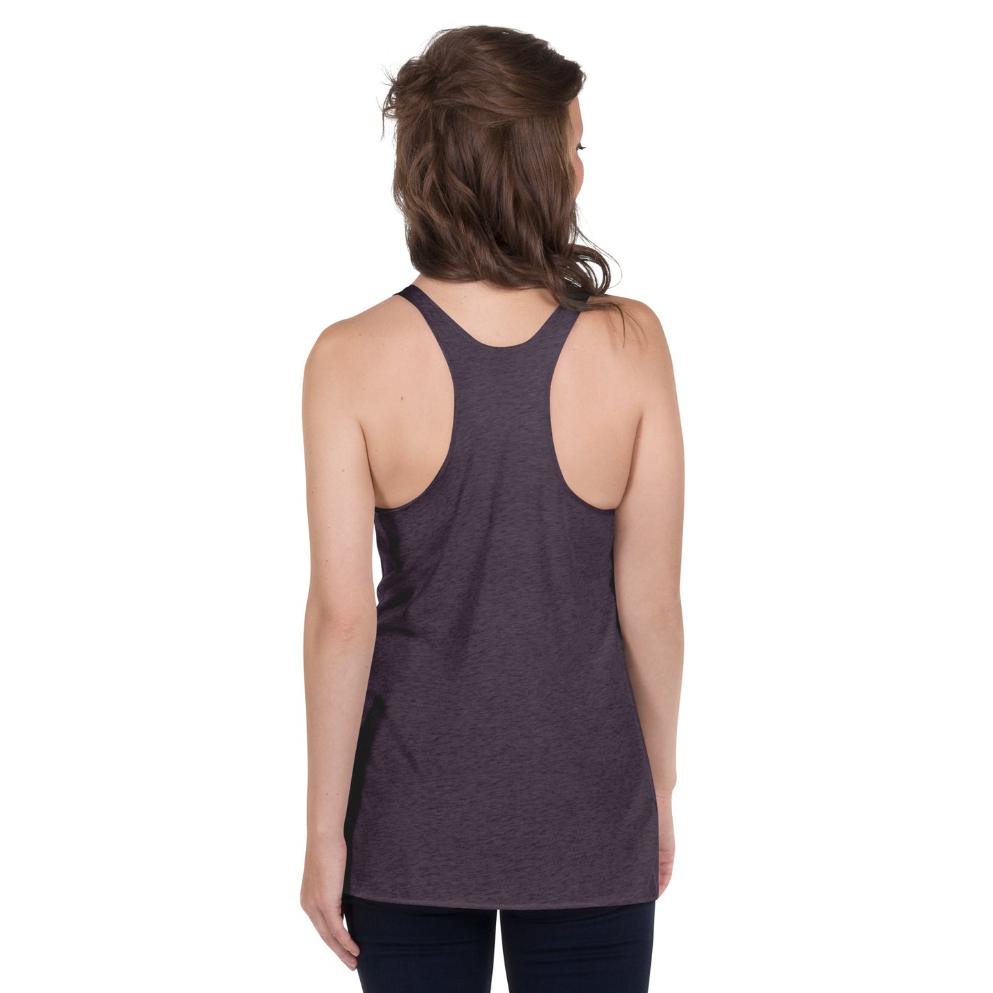 Women's 'Stay Positive' Racerback Tank Top - Motivational Mission 11 Apparel