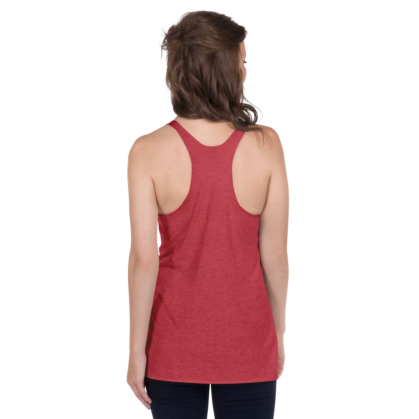 Women's 'Stay Positive' Racerback Tank Top - Motivational Mission 11 Apparel