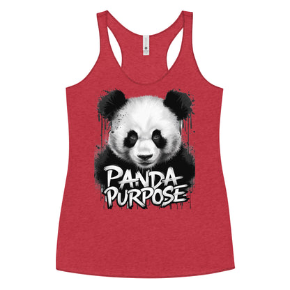 Mission 11 Panda Purpose Racerback Tank