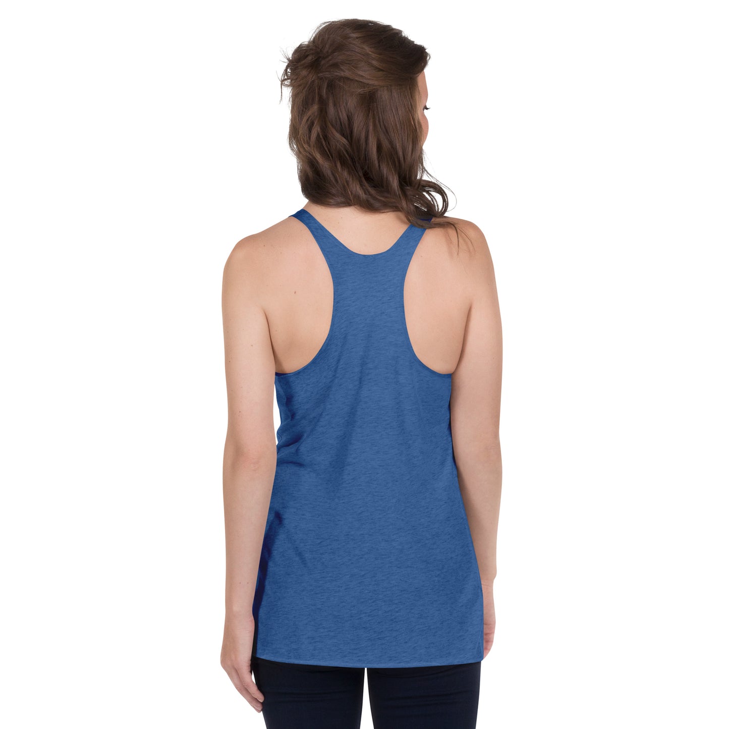 Women's 'Stay Positive' Racerback Tank Top - Motivational Mission 11 Apparel