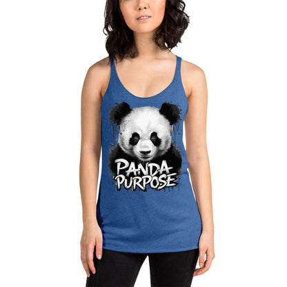 Mission 11 Panda Purpose Racerback Tank