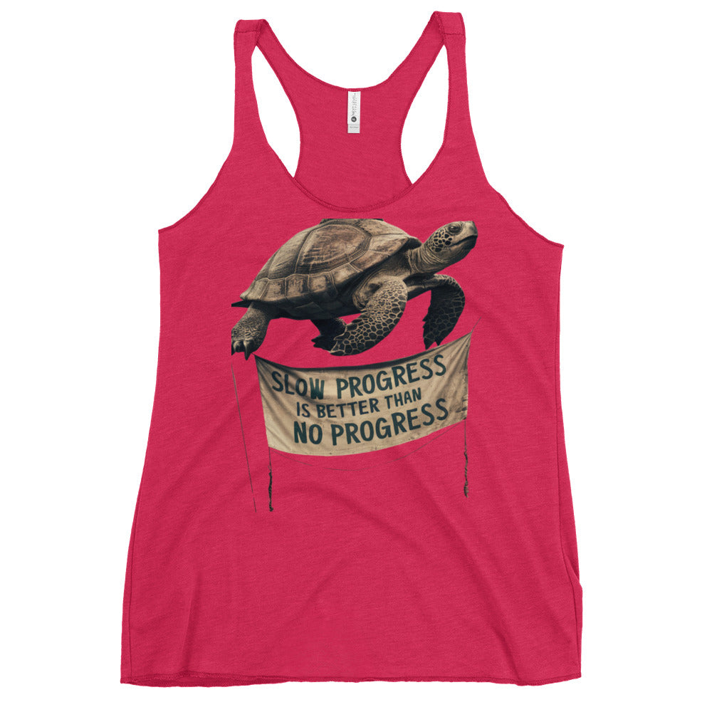 Progress' Racerback Tank Top - Motivational Mission 11 Apparel"