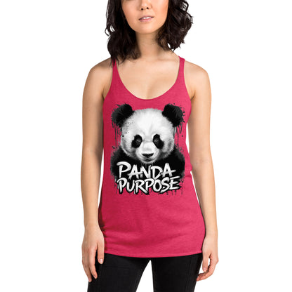 Mission 11 Panda Purpose Racerback Tank