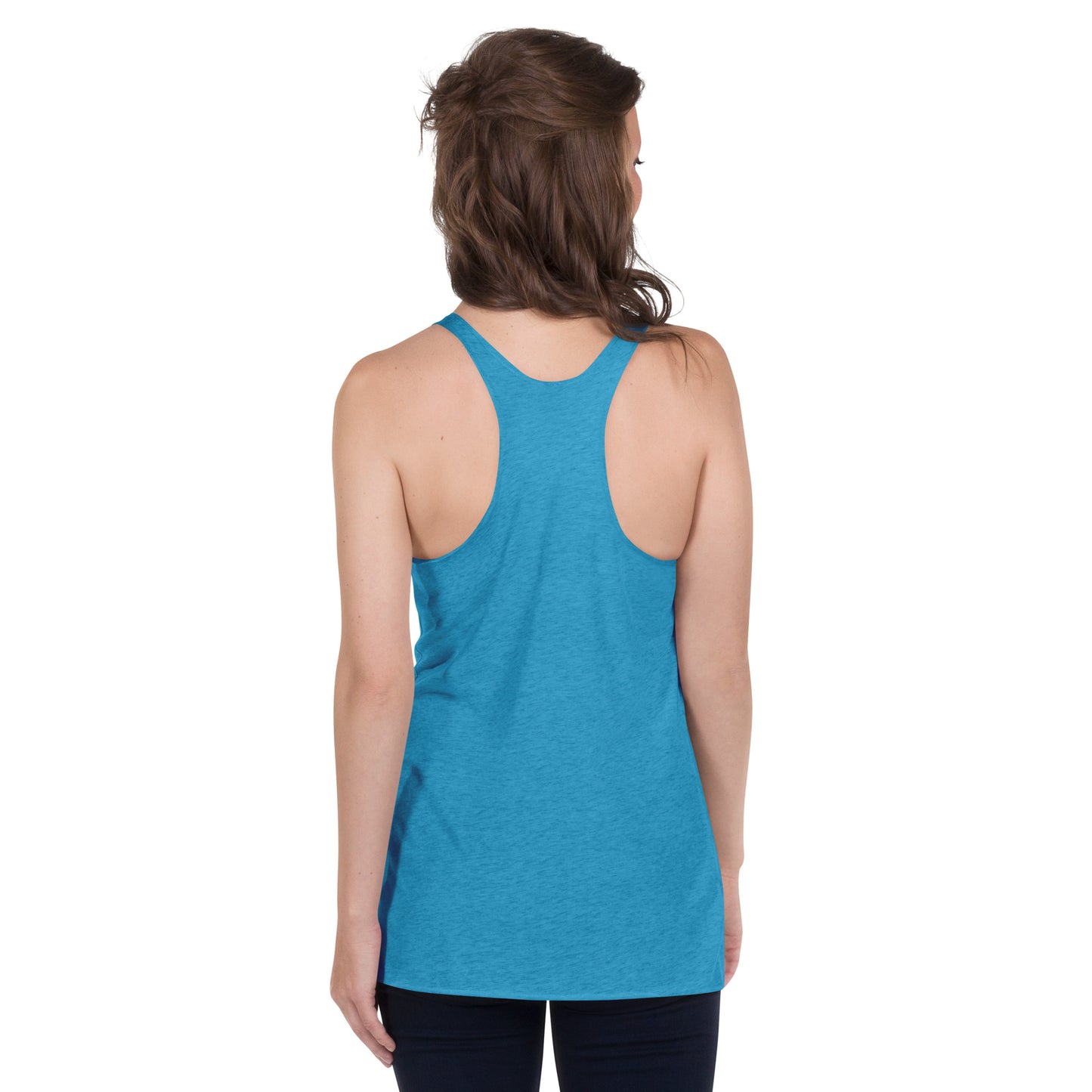 Women's 'Stay Positive' Racerback Tank Top - Motivational Mission 11 Apparel