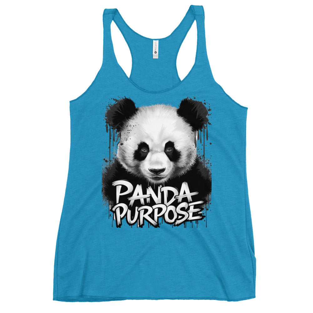 Mission 11 Panda Purpose Racerback Tank