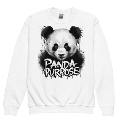 Mission 11 Panda Purpose Youth Crewneck Sweatshirt