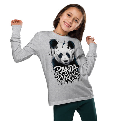 Mission 11 Panda Purpose Youth Long Sleeve Shirt