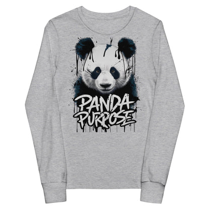 Mission 11 Panda Purpose Youth Long Sleeve Shirt