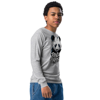 Mission 11 Panda Purpose Youth Long Sleeve Shirt