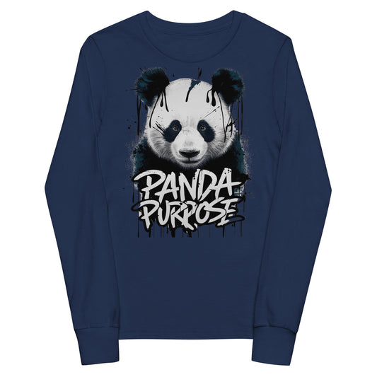 Mission 11 Panda Purpose Youth Long Sleeve Shirt