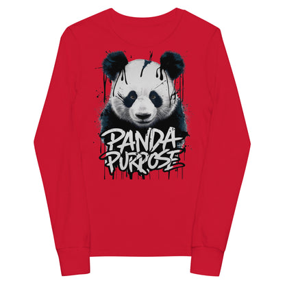 Mission 11 Panda Purpose Youth Long Sleeve Shirt