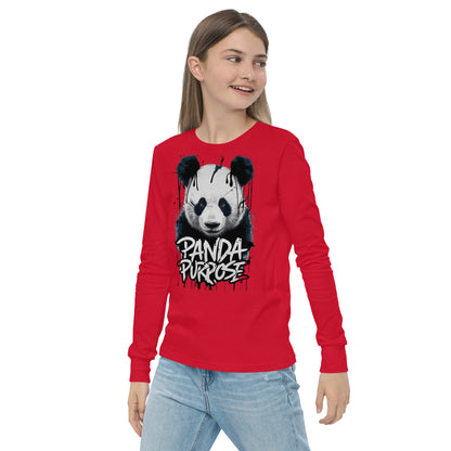 Mission 11 Panda Purpose Youth Long Sleeve Shirt