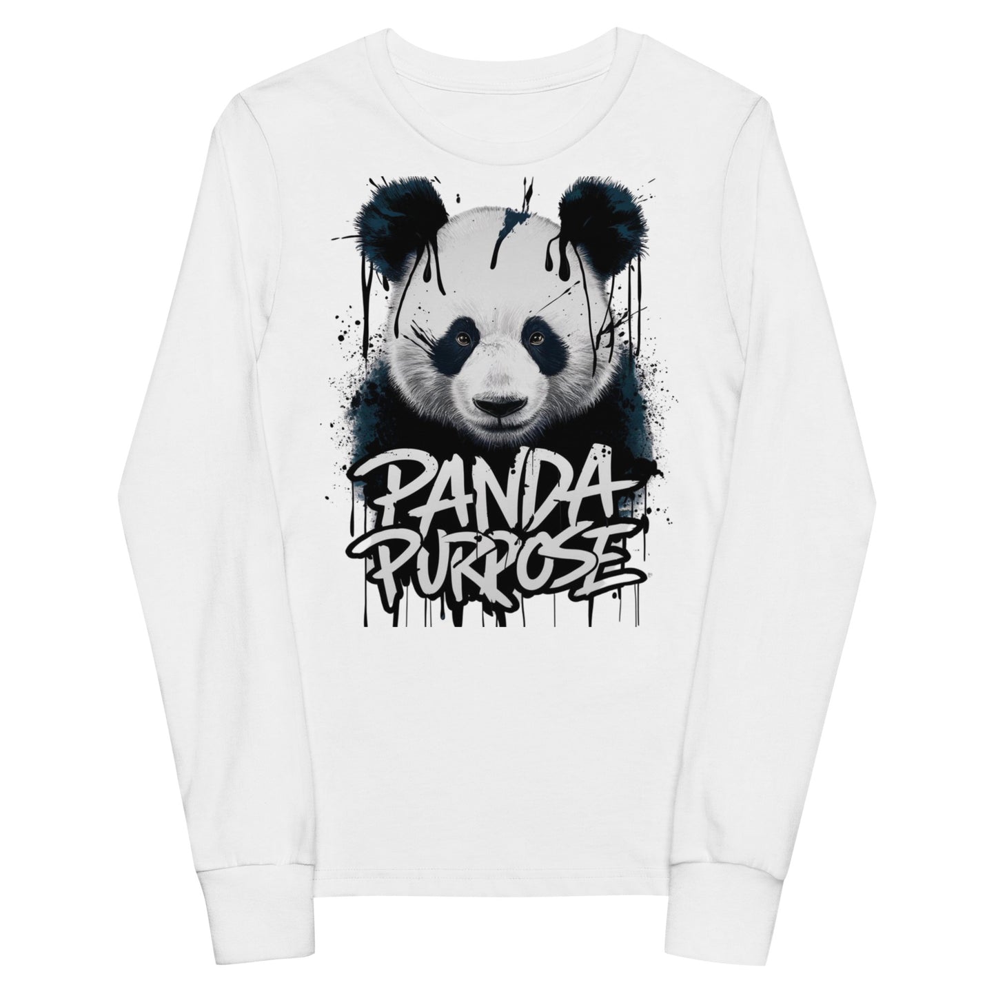 Mission 11 Panda Purpose Youth Long Sleeve Shirt